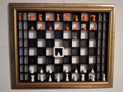 STL PRINT 3D FILES - Vertical Chessboard Chess Modern Style  Scacchiera  Scacchi Foto 1 de 4