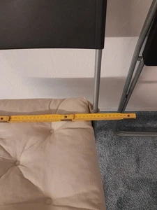 Klappstuhl, Ikea, Metall und Plastik, schwarz, sehr leicht - 4 Stück vorhanden - Bild 1 von 7