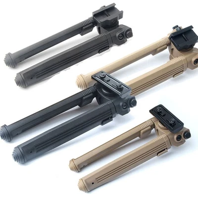 Tactical Rifle Bipod Adjustable 7.5''- 10.6'' M-Lok Picatinny Rail Mount Hunting - Image 1 of 3