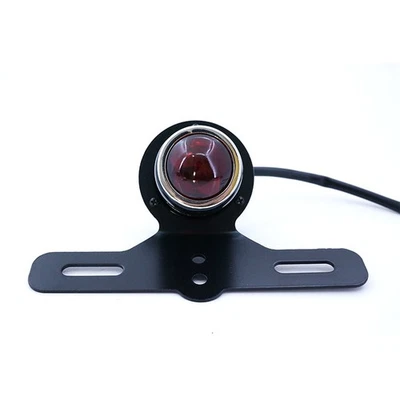 Rear Tail LED Light License Plate For Harley Bobber Chopper ATVs Dirt Bike Brake - Image 1 of 4
