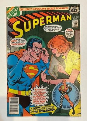 (1978) SUPERMAN #330 Origin of the "Hypno Glasses"! Movie Refrence! - Image 1 of 2