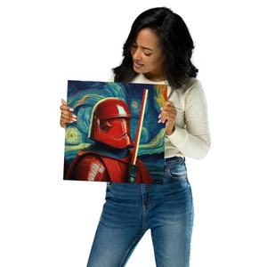 Praetorian Guard Vincent van Gogh Style Metal Print Star Wars - Picture 1 of 9