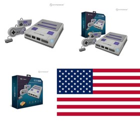 Retro Gaming Delight: RetroN 2 HD Console with 2 Controllers for NES/Super NES