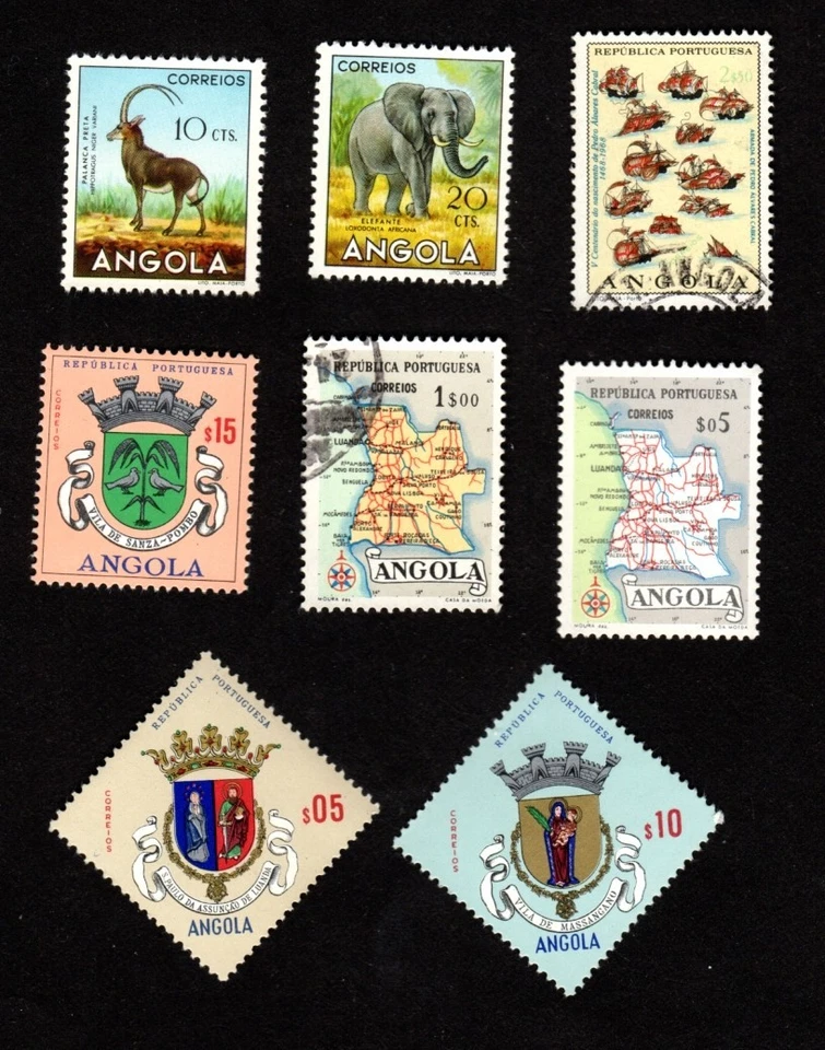Angola Lote 25K Pequeña Colección Ediciones Antiguas Foto 1 de 1