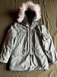 USAF Parka Extreme Cold Weather Jacket Mens Small Type N-3B 8415-00-376-1668 - Picture 1 of 9