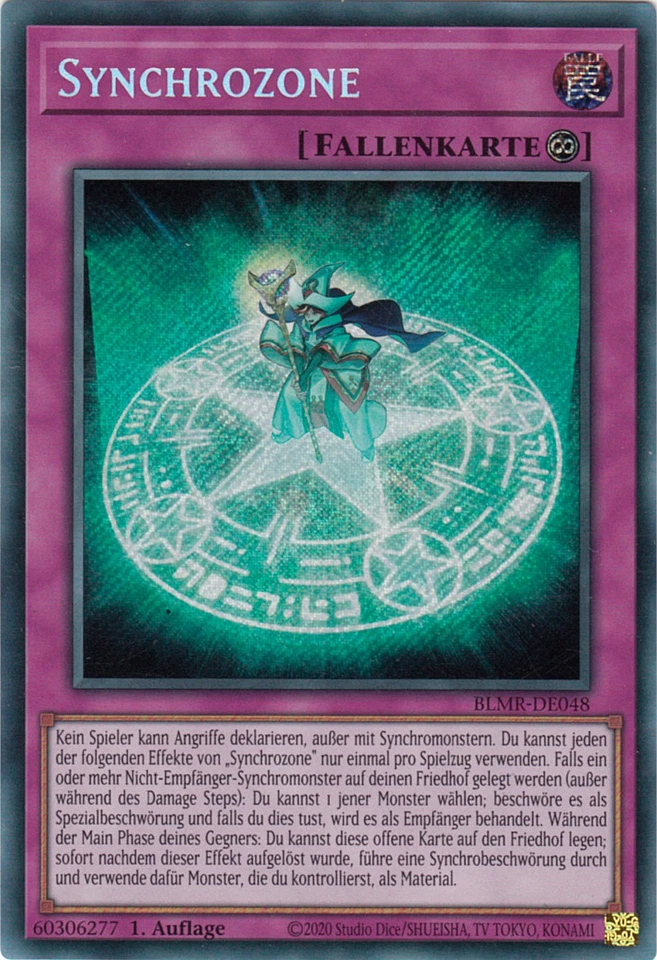 YU-GI-OH, SYNCHROZONE, SCR, BLMR-DE048, 1. Auflage, TOP - Bild 1 von 1