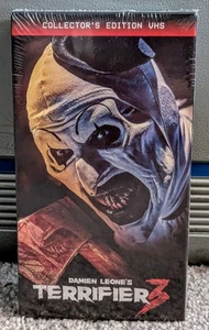 Damien Leone's Terrifier 3 - Collector's Edition VHS - Art the Clown NEW SEALED - Picture 1 of 4