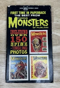 VTG 1964 The Best From Famous Monsters Of Filmland Monster Fans Paperback Book - Picture 1 of 8