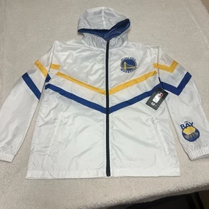 Chaqueta despegable blanca de los Golden State Warriors de la NBA para niños talla XXL (18-20) - Imagen 1 de 12