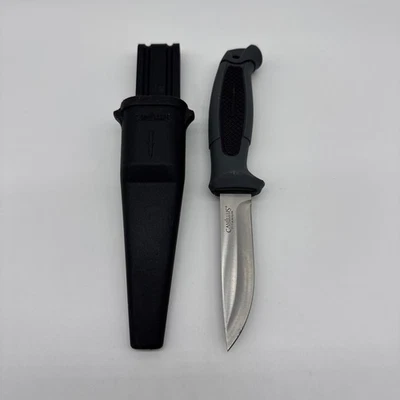 Cuchillo de hoja fija Camillus con funda. "Hoja de 8,5"" de longitud total de 3,75""".  Foto 1 de 4