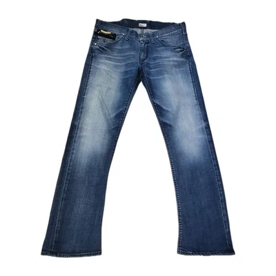 Energie Sixty Slim Morris Low Rise Men's Jeans Size 34x34, Zip Fly, Flap Pocket - Image 1 of 4