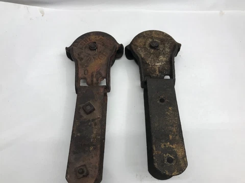 ANTIQUE/PRIMITIVE ORIGINAL MYERS STAY ON BARN DOOR ROLLERS Cover
