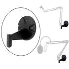 Wall Mount for Arm Microphone Mobile Phone Stand Black Easy