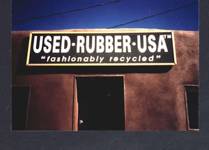 ORIGINAL 35MM COLOR PHOTO AMERICAN SOUTHWEST STUDY #25 USED RUBBER USA ADOBE - Picture 1 of 1
