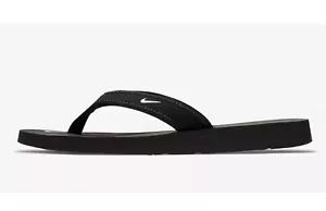 Mujer Nike Celso Niña Tanga Chanclas Sandalia Negro/Blanco 314870 011 - Imagen 1 de 5