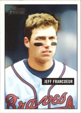 2005 Bowman Heritage Atlanta Braves Baseball Card #100 Jeff Francoeur 