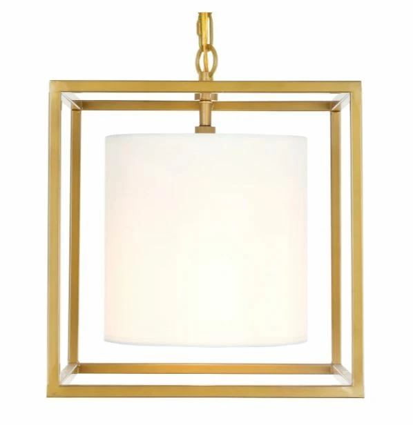 Elegante Iluminación Mirin LD6005D12BR Latón 1 Luz 12"W Colgante Foto 1 de 4