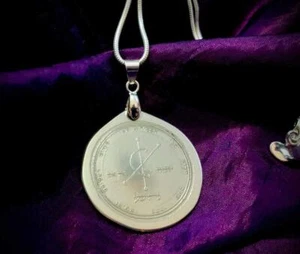 Sello de plata esterlina hecho a mano de Nitika talismán dinero oculto riqueza magia - Imagen 1 de 5