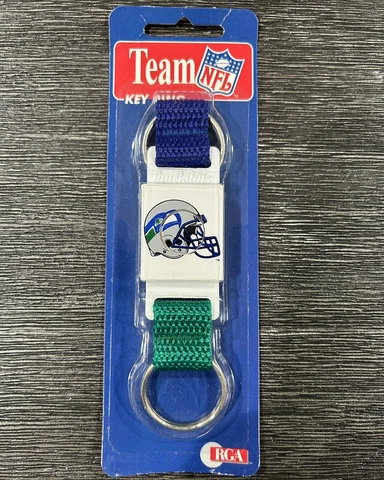Vintage NOS Seattle Seahawks Quick Release Keychain Key Ring Buck-L-Its Team NFL Cover