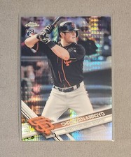 2017 Topps Chrome #180 Christian Arroyo Prism Refractor Rookie Card RC