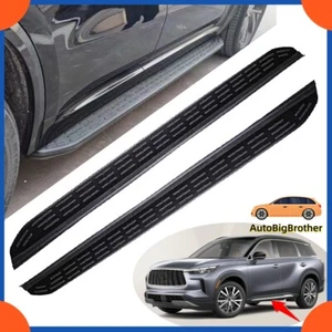 Fits Infiniti QX60 2022 2023 Running Boards Side Steps Nerf Bar Protector Pedal - Picture 1 of 5