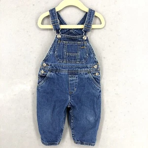 vtg Gymboree Kids Boys Baby Jeans Overall Blue Extra Small XS 4 4T 5 - Picture 1 of 6