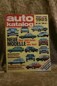 Catálogo Coches 1985 Nº 28 Nuevos Modelos Más de 1800 Coches de todo el mundo - Imagen 1 de 1
