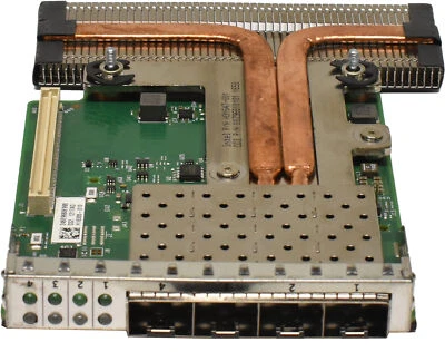 Scheda figlia DELL Intel X710-DA4 quad-port 4x10Gbe 68M95 068M95 SFP - Immagine 1 di 4