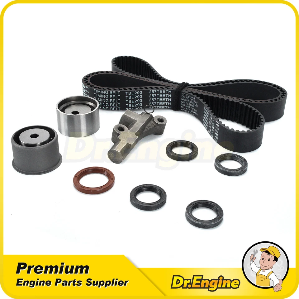 Timing Belt Kit Tensioner Fit 91-99 Mitsubishi 3000GT Dodge Stealth 3.0L 6G72 - Image 1 of 4