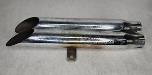 Harley Screamin Eagle 80029-95 Pair of Slip on Exhaust Muffler Pipes - Picture 1 of 10