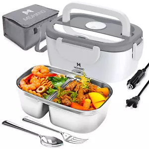 Portable Microwave Lunch Box Stove Oven For Pre-Cooked Meals 12V- 110V Car Truck - Picture 1 of 13