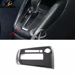 Carbon Fiber Inner Gear Shift Box Panel Cover Trim For Nissan Kicks 2017-2022 - Foto 1 di 6