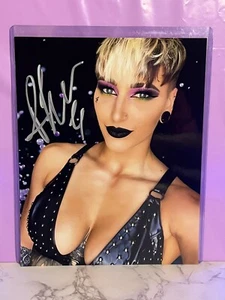 Rhea Ripley Up Close GLOSSY Signed Autograph 8x10 WWE NXT WCW AEW TNA NJPW - Picture 1 of 1