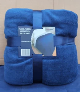 ComfyWell Sherpa Fleecedecke, weich und kuschelig - Wohndecke, groß flauschig - Bild 1 von 1