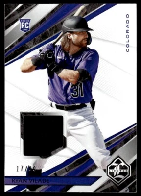 2022 PANINI LIMITED BASEBALL JERSEY Ryan Vilade 17/99 Colorado Rockies #160 - Image 1 of 2