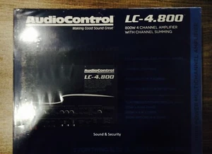 AMPLIFICADOR DE SUMA DE CANALES AUDIOCONTROL LC-4.800 4 CANALES 800W RMS - Imagen 1 de 1