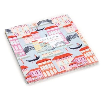 Moda Layer Cake - Grand Canal - 10" precut squares - Quilting Fabric - Image 1 of 2