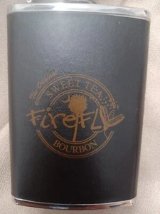 New Sweet Tea Firefly BOURBON WHISKEY FLASK 8 oz Wrapped Stainless Steel Flask - Picture 1 of 6