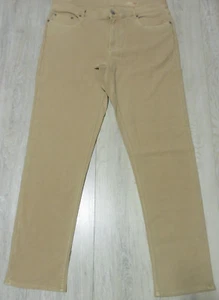 PANTALONES VAQUEROS DE FELPA ELÁSTICOS FAHERTY PARA HOMBRE 38 X 32 BEIGE 5 BOLSILLOS AJUSTADOS RECTOS - Imagen 1 de 15