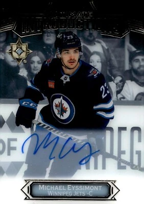Michael Eyssimont - 2022-23 Ultimate Introductions Rookie Auto Card #UI-63 - Image 1 of 2