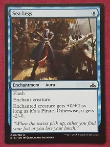 Magic The Gathering RIVALS OF IXALAN SEA LEGS blue card MTG - Picture 1 of 2
