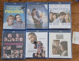 Blu-Ray Lot #13 Has 6 New Blu-Ray Adventure/Life/Love/Comedy Movies~PG13 &R - Picture 1 of 7