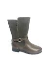Softwalk Womens Marlowe Boot Brown Leather Size 8W