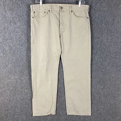 Dockers Jeans Men's 38x34 Straight Fit Beige 100% Cotton Adults - Image 1 of 4