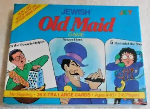 Jewish Old Maid Game, 39 X-Tra Large Cards, New & Sealed - Picture 1 of 1