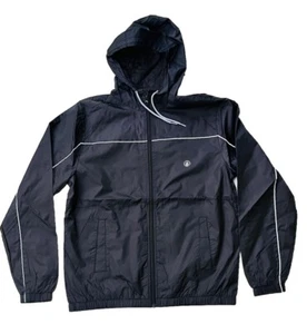 Volcom Ermont Jacket Size M Black Mens Windbreaker Jacket Size M - Picture 1 of 11