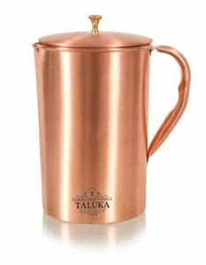 Pure Copper Jug Pitcher Serving Storage Water with Brass Knob -1500 ML - Bild 1 von 3