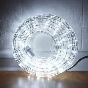 33Ft LED Rope Lights,110V 2 Wire Connectable Christmas Rope Lights Outdoor,240 L - Picture 1 of 9