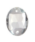 B&P Lamp 11/16" Oval Glass Bead W/2 Holes
