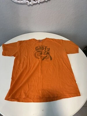 Camiseta Goofy Disney Store Vintage Años 90 Talla X Grande Naranja 224 Foto 1 de 4